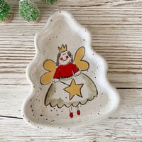 Image 1 of Handmade Ceramic Christmas Tree Fairy Dish