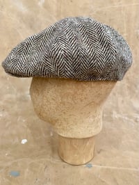 Image 3 of RRL WOOL HERRINGBONE NEWSBOY CAP