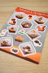Image 5 of Planche de stickers | Autumn & Hedgehog
