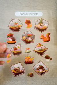 Image 3 of Planche de stickers | Autumn & Hedgehog