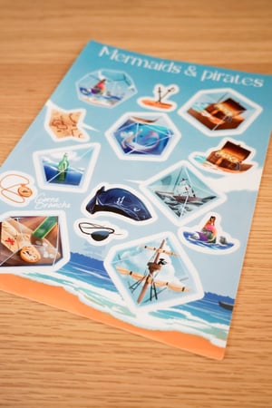 Image of Planche de stickers | Mermaids & pirates