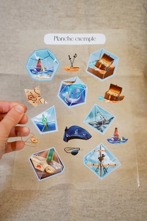 Image of Planche de stickers | Mermaids & pirates