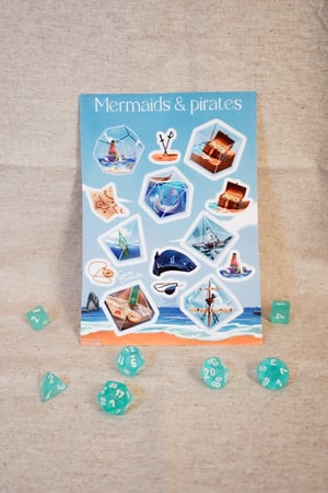 Image of Planche de stickers | Mermaids & pirates