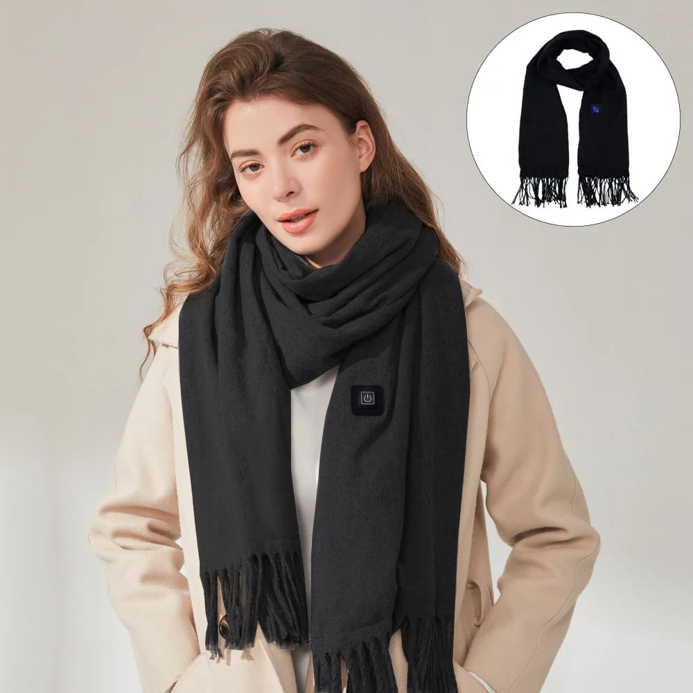 MSL USB Charging Electric Heating Scarf with 3 Adjustable Gears for Winter