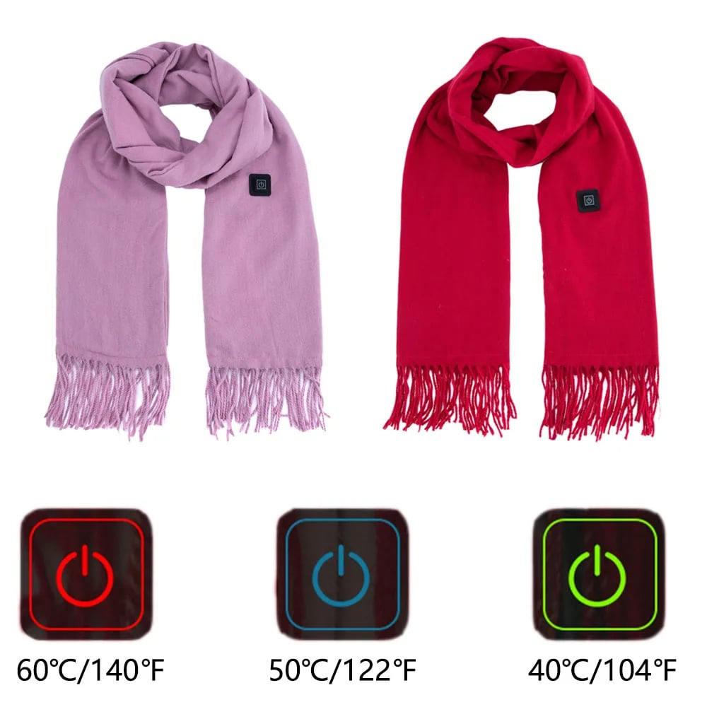 MSL USB Charging Electric Heating Scarf with 3 Adjustable Gears for Winter