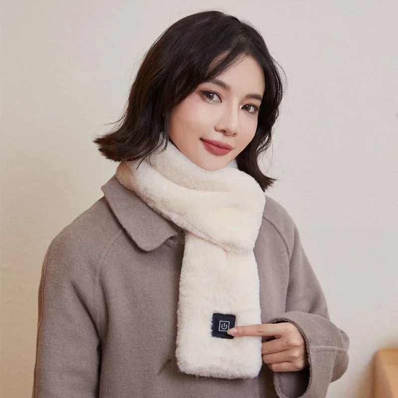 MSL USB Heating Scarf - 3 Gear Adjustable Thermal Neck Warmer for Winter