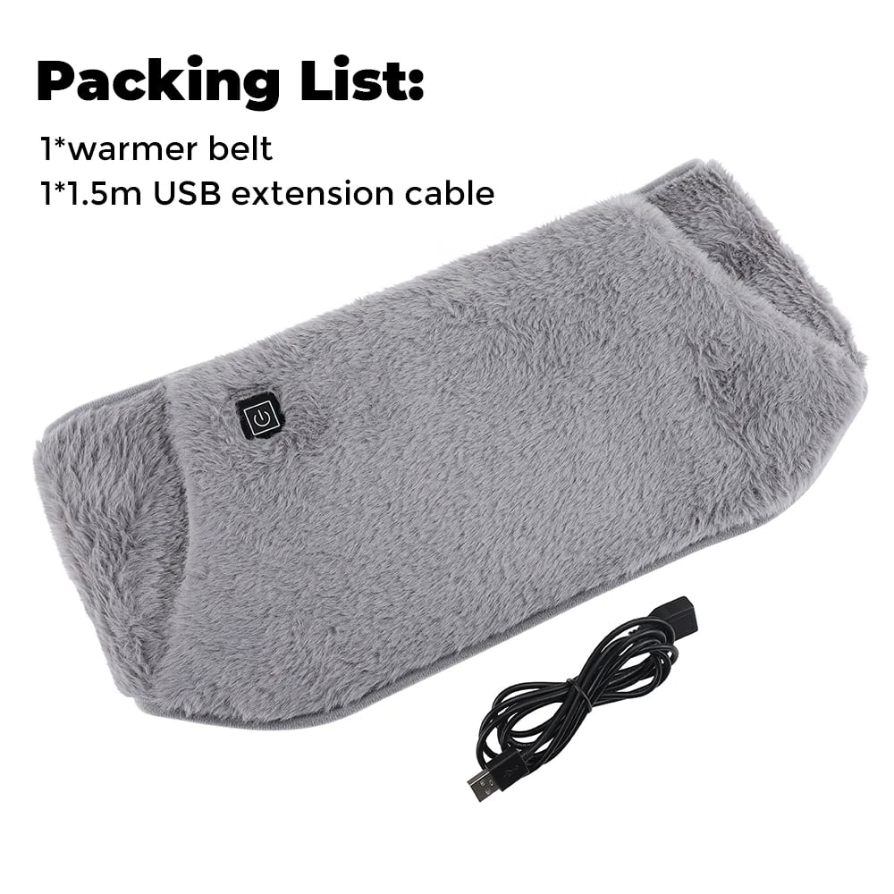 MSL 3-Gear Electric Heating Pad - Plush Abdominal and Lumbar Warmer