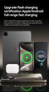 MSL Ultra-Thin Magnetic Power Bank - 5000mAh Wireless Fast Charger