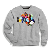 Social Addiction Grey Sweatshirt
