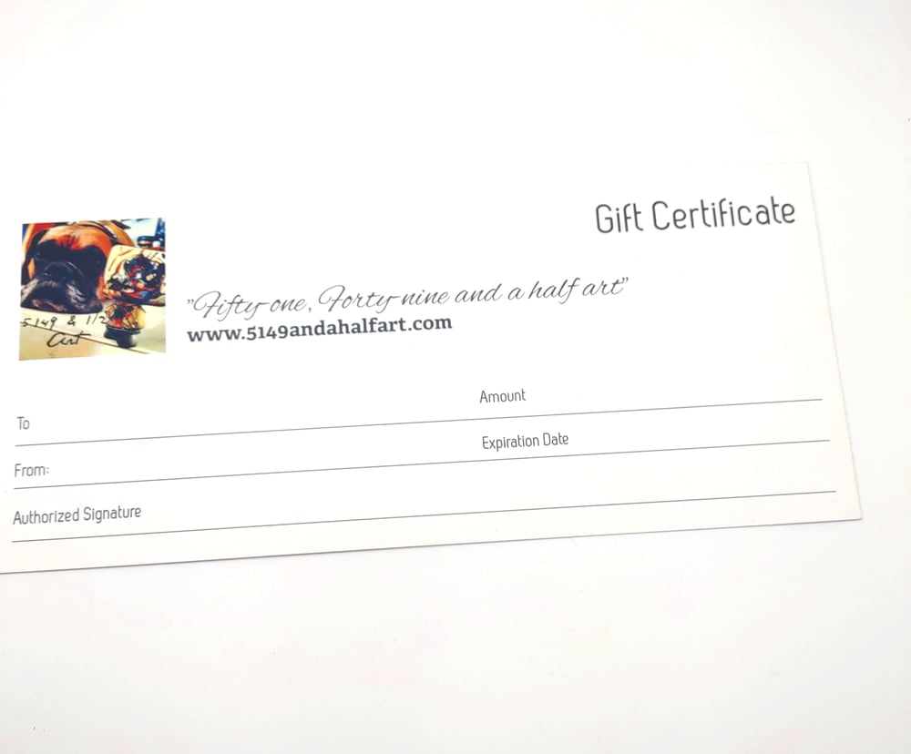 Gift Certificate