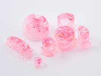 Pink Glitter Button Set