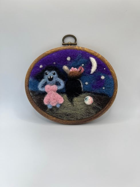 Image of "Ghoul Dinner" Hoop