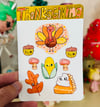 Thanksgiving sticker sheet