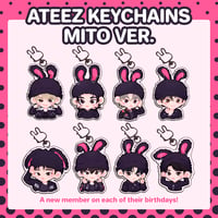 [40% OFF LAST STOCK] ATEEZ KEYCHAINS MITO VER.