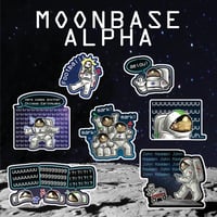 MOONBASE ALPHA Naklejki