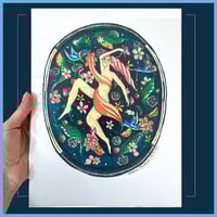 Image 2 of Dancing in the Sculpture Park - Art Print