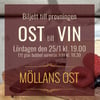 Ostprovning Ost till Vin 25/1