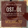 Ostprovning Ost till Öl 23/5