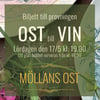 Ostprovning Ost till Vin 17/5