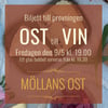 Ostprovning Ost till Vin 9/5