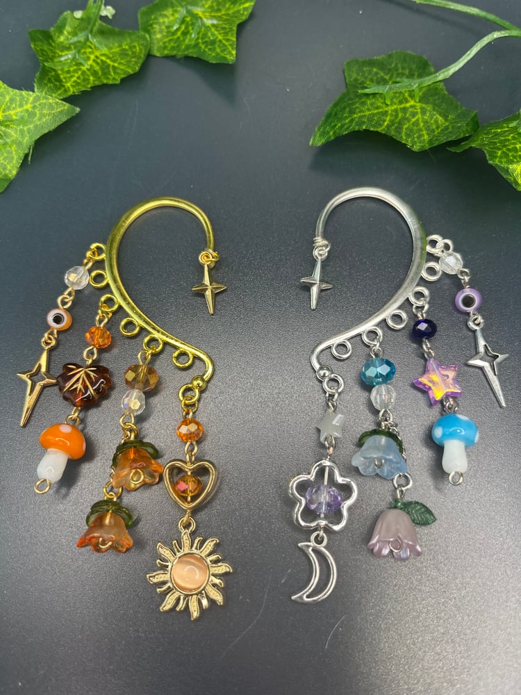 Image of Sun and Moon Ear Cuffs