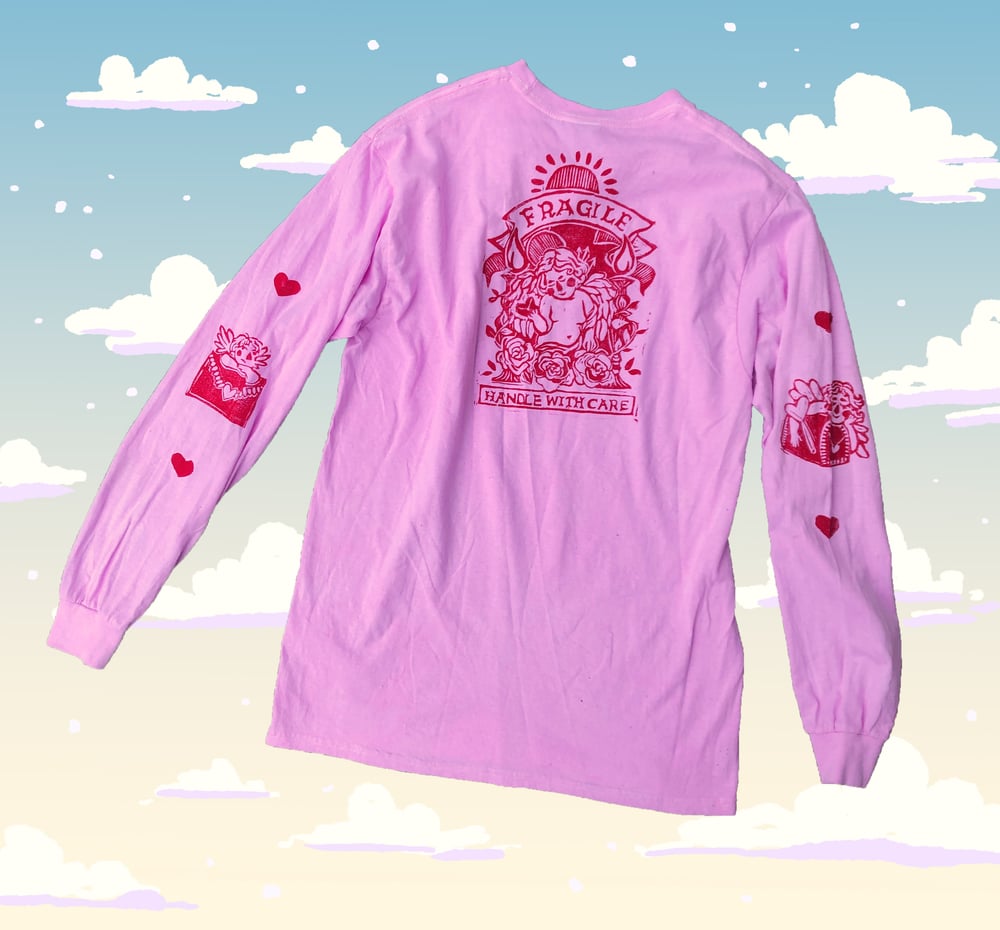 Image of Made to Order Fragile Cherub Long-Sleeve Shirt 