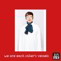Image 1 of vessels/urns teal red 1