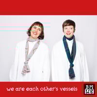 Image 3 of vessels/urns teal red 1