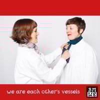 Image 7 of vessels/urns teal red 1