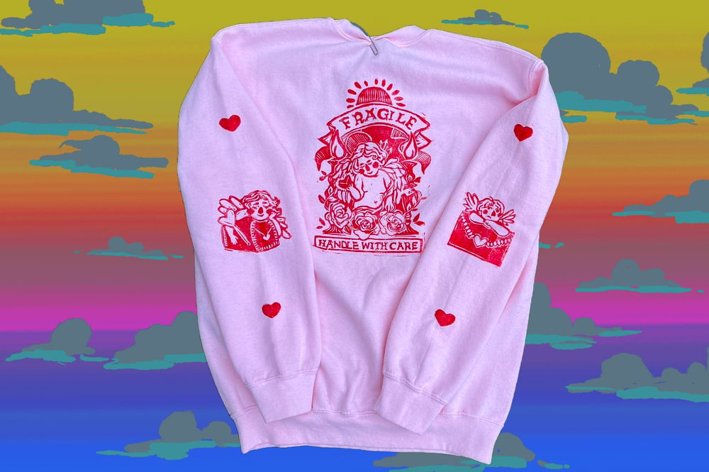 Image of Made To Order fragile Cherub Sweatshirt