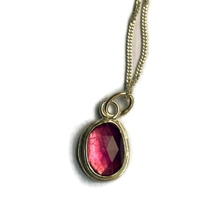 Image of Pink Tourmaline pendant