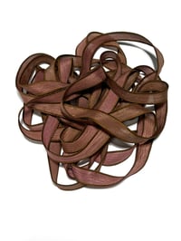 Image 3 of 1PC. TREE HOUSE 42" Hand Dyed Finished Edge Silk Wrist Wrap Bracelet/Jewelry Ribbons