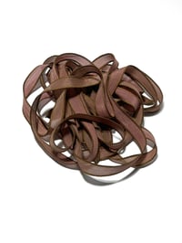 Image 4 of 1PC. TREE HOUSE 42" Hand Dyed Finished Edge Silk Wrist Wrap Bracelet/Jewelry Ribbons