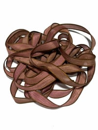 Image 5 of 1PC. TREE HOUSE 42" Hand Dyed Finished Edge Silk Wrist Wrap Bracelet/Jewelry Ribbons