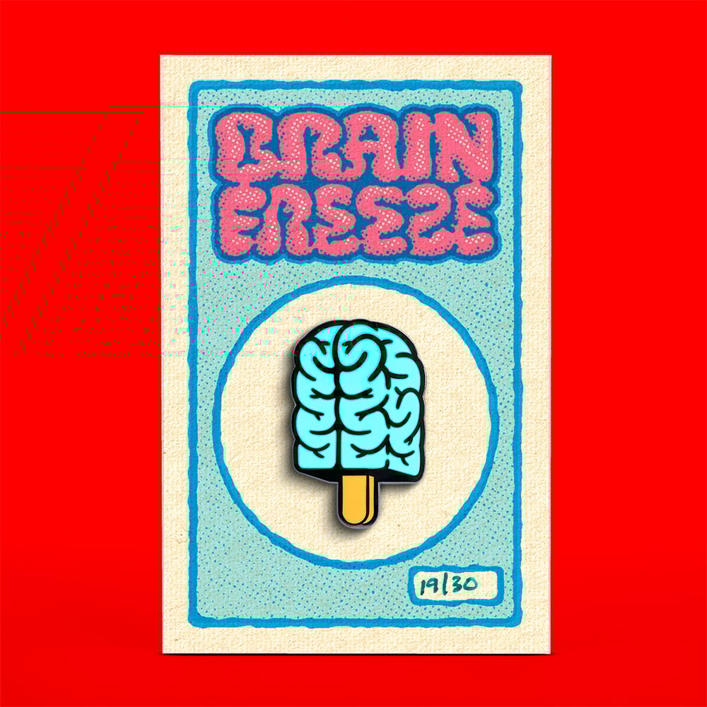 Image of Brainfreeze Enamel Pin Badge