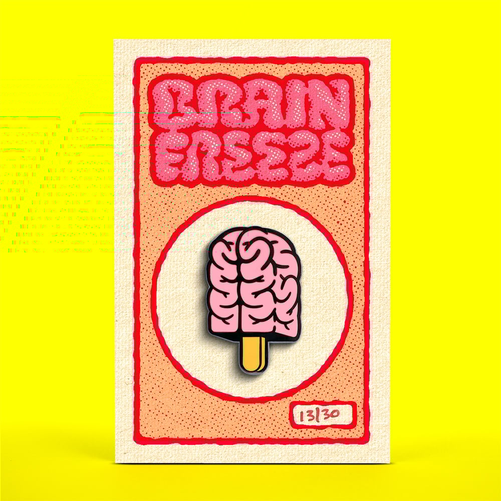 Image of Brainfreeze Enamel Pin Badge