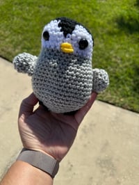 Image 1 of Gordie the Gray Penguin