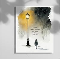 Image 2 of The Chronicles of Narnia Wall Art - CS Lewis Narnia Poster - Please Choose ONE each time.