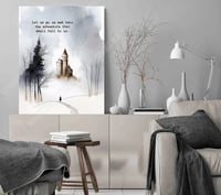 Image 6 of The Chronicles of Narnia Wall Art - CS Lewis Narnia Poster - Please Choose ONE each time.