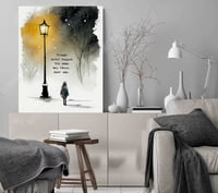 Image 7 of The Chronicles of Narnia Wall Art - CS Lewis Narnia Poster - Please Choose ONE each time.