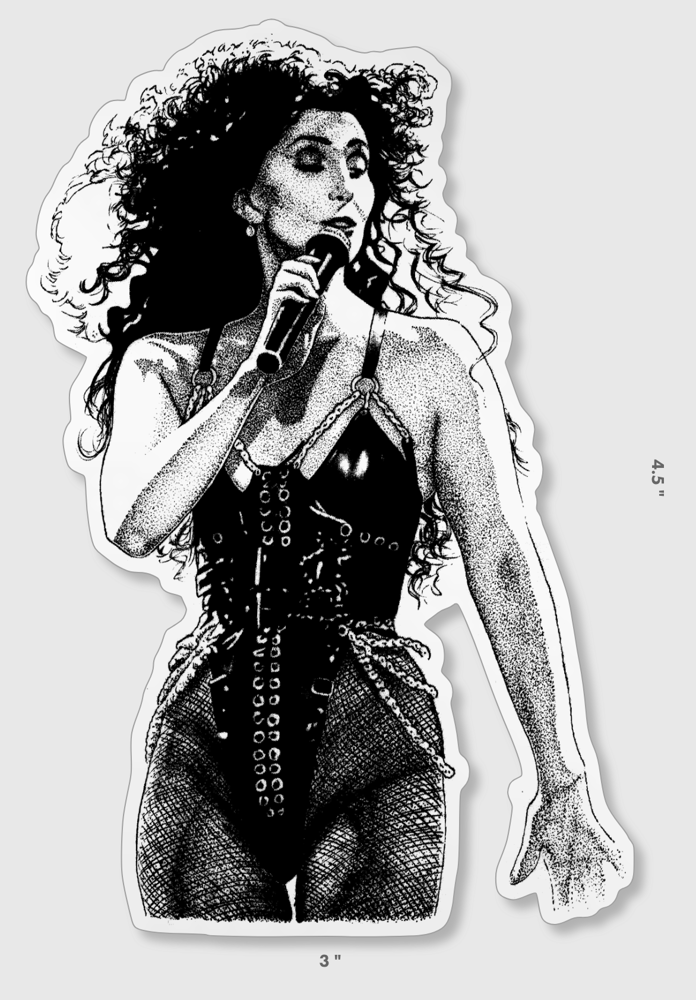 Image of CHER - STICKER