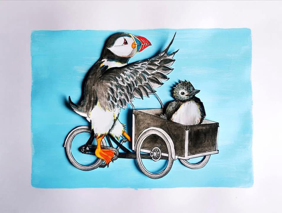 Image of Puffin Ride: Motherhood on a Christiania Bike