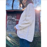 Image 3 of Vermont Chore Coat/Natural Quilted Size Medium