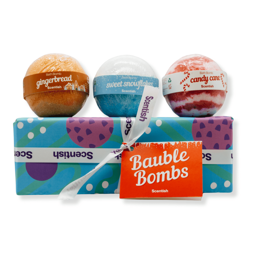 Image of Scentish bauble bath bombs 