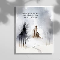 Image 4 of Set of 3 The Chronicles of Narnia Wall Art - CS Lewis Narnia Poster - You Are Purchasing 3 Prints.