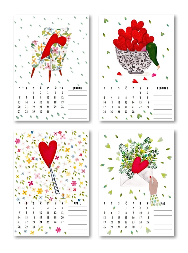 Srčni Koledar /Heart Calendar 2025