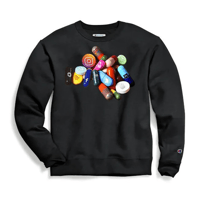 Social Addiction Black Sweatshirt