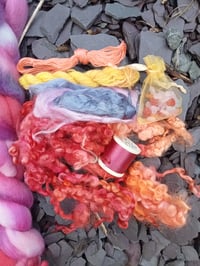 Image 3 of Spin kit for art yarn, fruit salad 