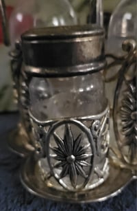 Image 2 of Godinger Oil and Vinegar Caddy