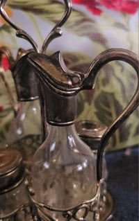 Image 3 of Godinger Oil and Vinegar Caddy